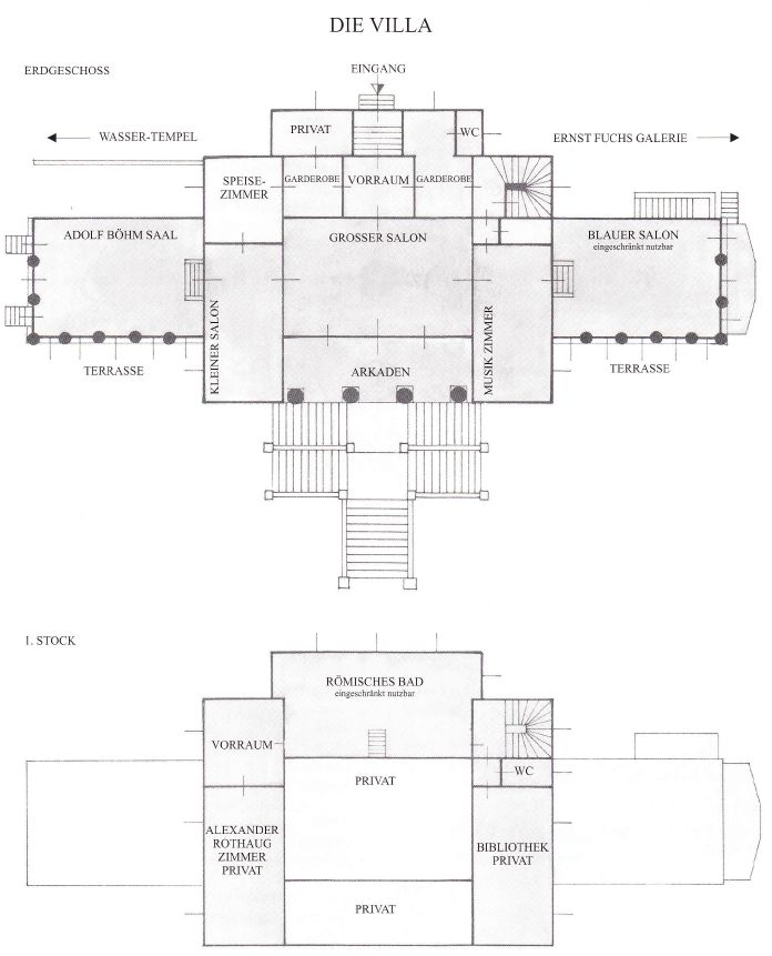 Ernst Fuchs Museum Roomplan