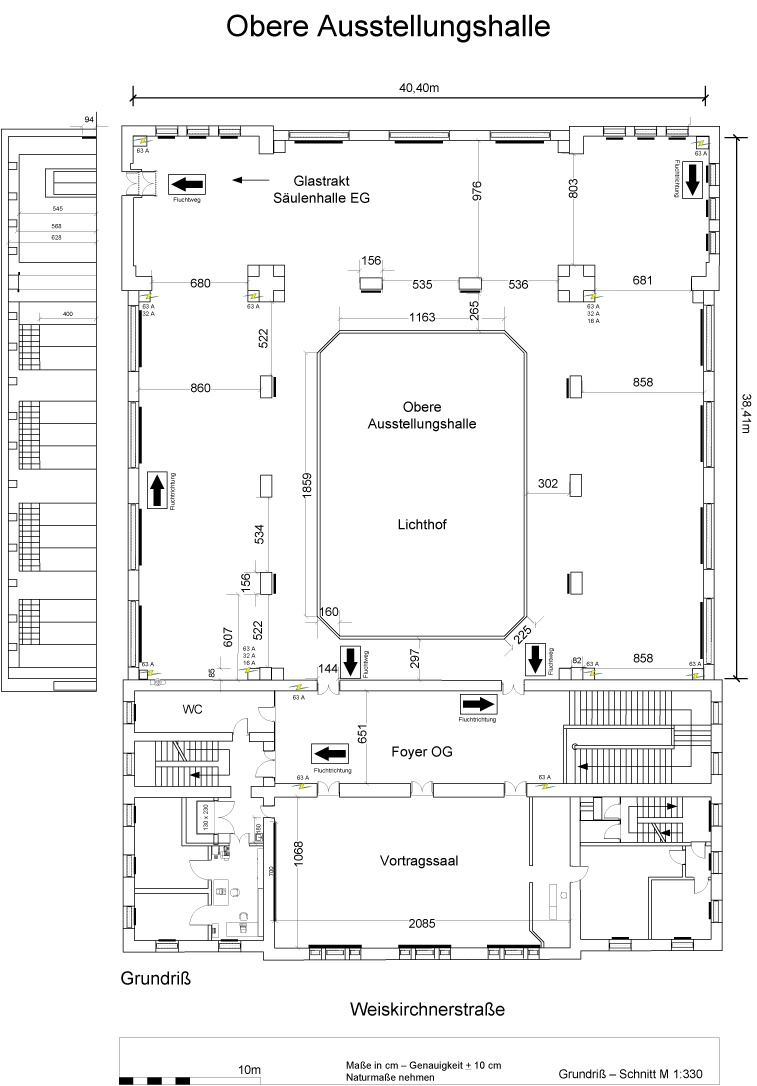 Floor plan Obere Ausstellungshalle