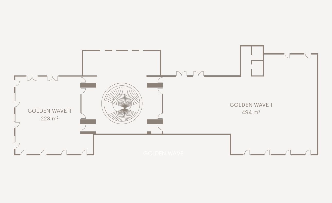 Floor plan Golden Wave Melia Vienna