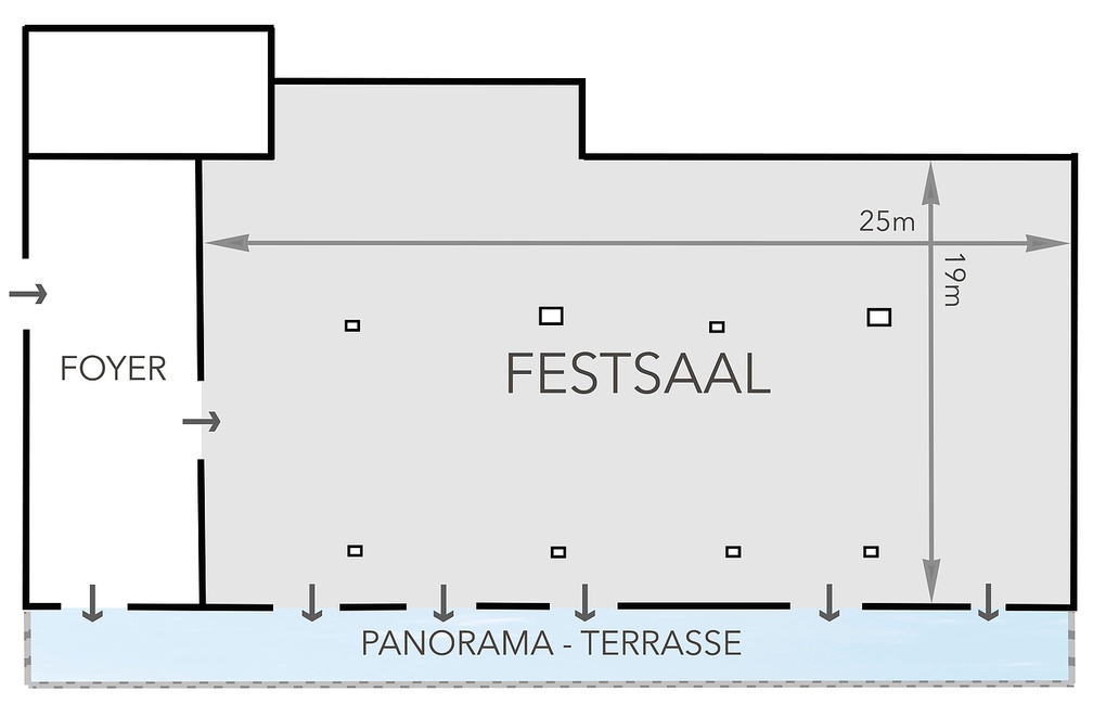 Floor plan Festsaal