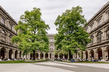 Arcaded Courtyard in the University of Vienna