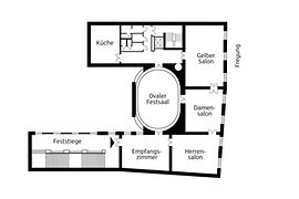 Floor plan Palais Daun-Kinsky