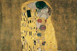 Painting „The Kiss“ by Klimt 