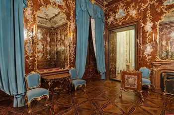 One of the state rooms at the Schloß Schoenbrunn