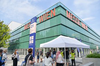 Entrance check Messe Wien