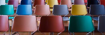 Colourful chairs